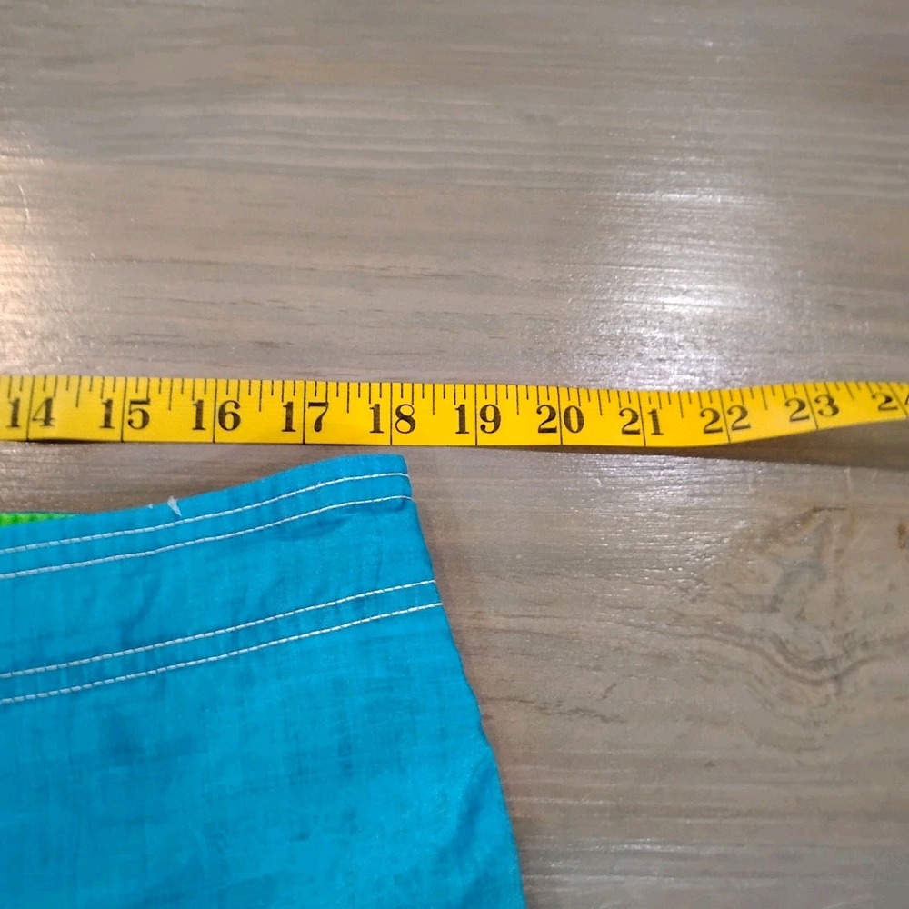 SPEEDO Board Shorts /Swim Trunks Men's XL Gray With Blue Green Turquoise Ombre - Picture 8 of 10